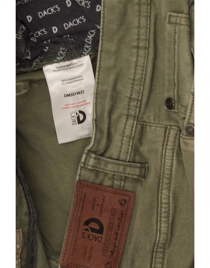 Dack's muške uske traperice IT 50 Large W34 L30 kaki pamuk