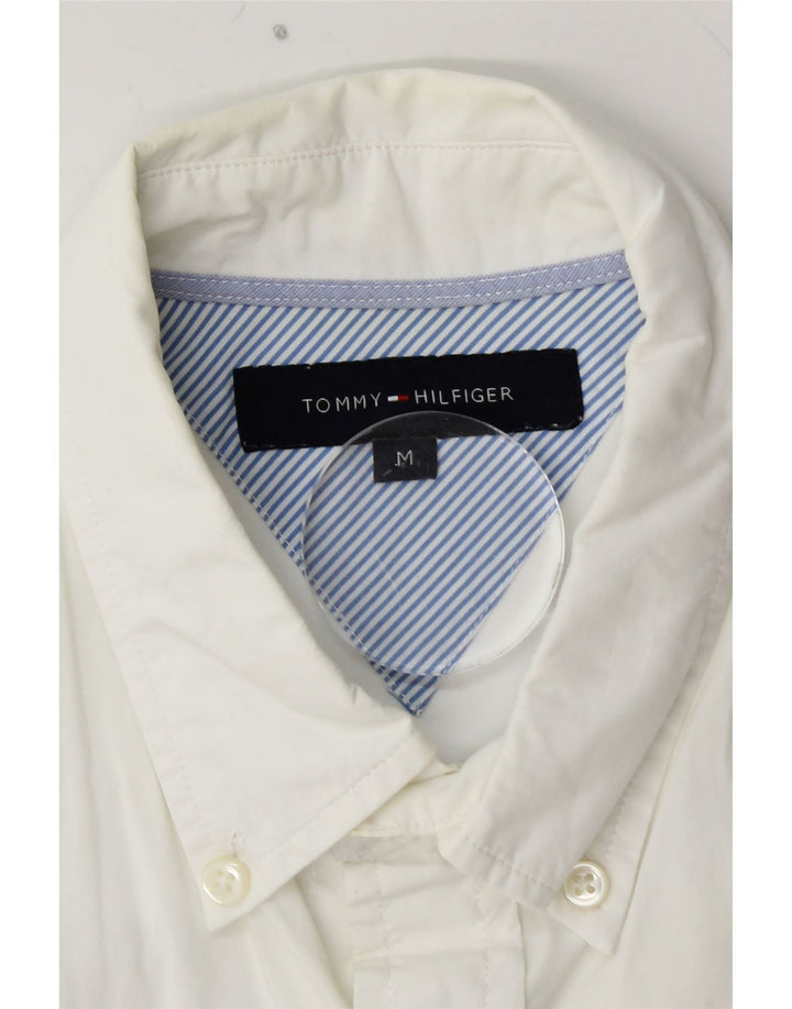 TOMMY HILFIGER Muška košulja kratkih rukava Srednje bijeli pamuk
