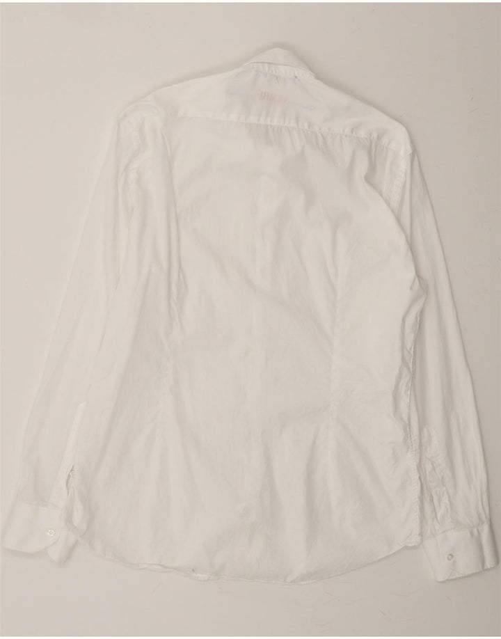 GIANFRANCO FERRE Mens Shirt 2XL White Cotton Vintage Gianfranco Ferre and Second-Hand Gianfranco Ferre from Messina Hembry 