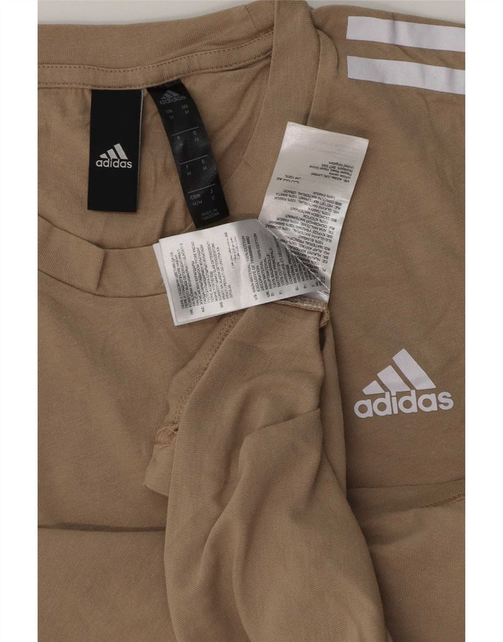 Adidas muška majica kratkih rukava Srednje bež pamuk