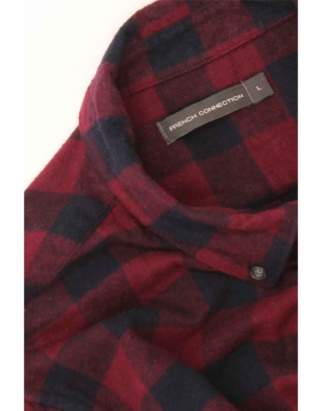 French Connection muška flanelska majica velika crvena gingham