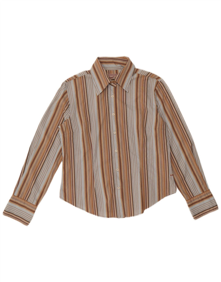 MARLBORO CLASSICS Ženska uska košulja UK 18 XL na višebojne pruge