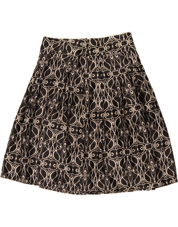 MOSSIMO Womens A-Line Skirt US 4 Small W30  Black Geometric Polyester Vintage Mossimo and Second-Hand Mossimo from Messina Hembry 