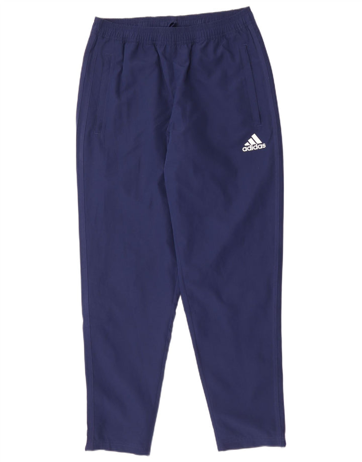 Adidas muške trenirke Climalite srednje tamnoplave poliesterske hlače