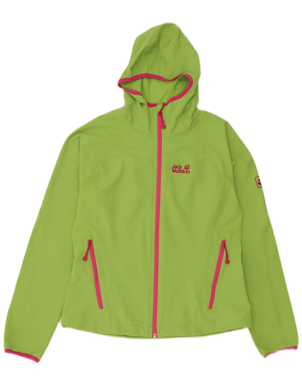 Jack Wolfskin ženska gornja jakna trenirke s kapuljačom UK 12/14 Srednje zelena