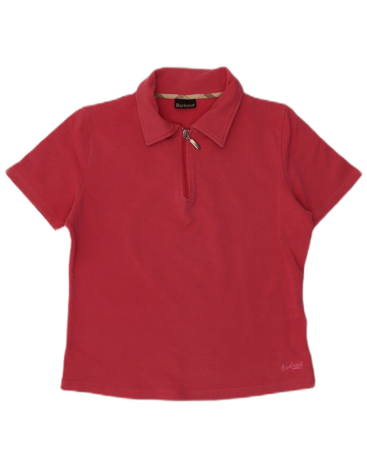 BARBOUR Ženska polo majica UK 12 srednje ružičasta