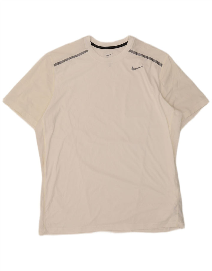 Nike Dri Fit T-Shirt Top XL bijeli poliester