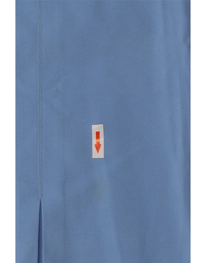 Benetton ženska mini suknja IT 46 Large W31 plavi poliester