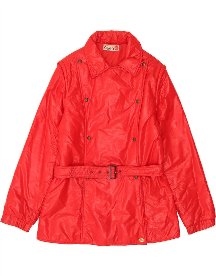 COLMAR Womens Padded Jacket IT 50 2XL Red Vintage Colmar and Second-Hand Colmar from Messina Hembry 