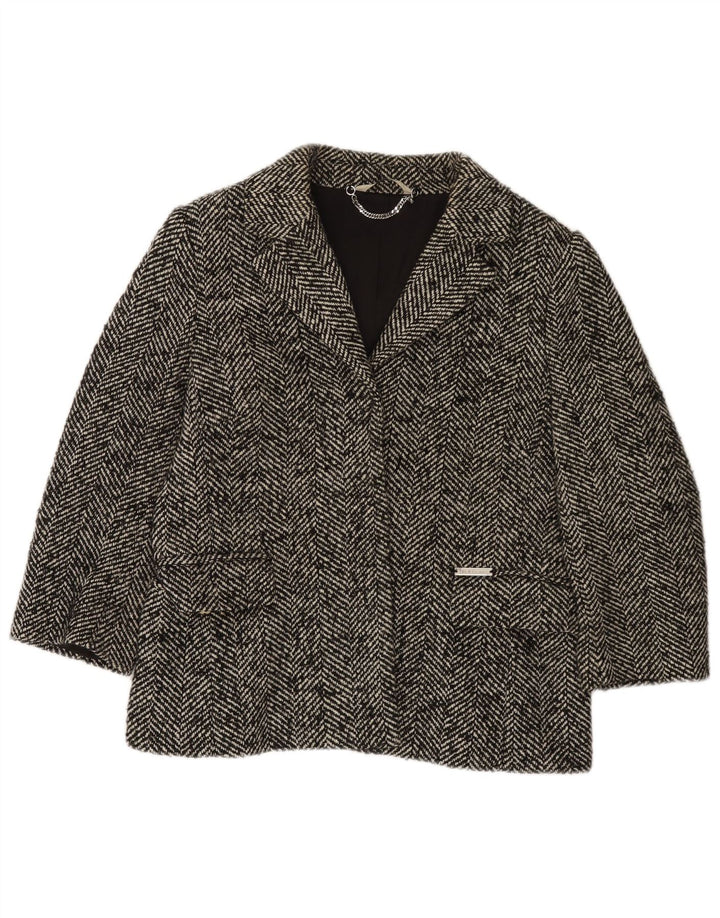 Liu Jo ženska jakna sako 3/4 rukava UK 14 srednje siva riblja kost