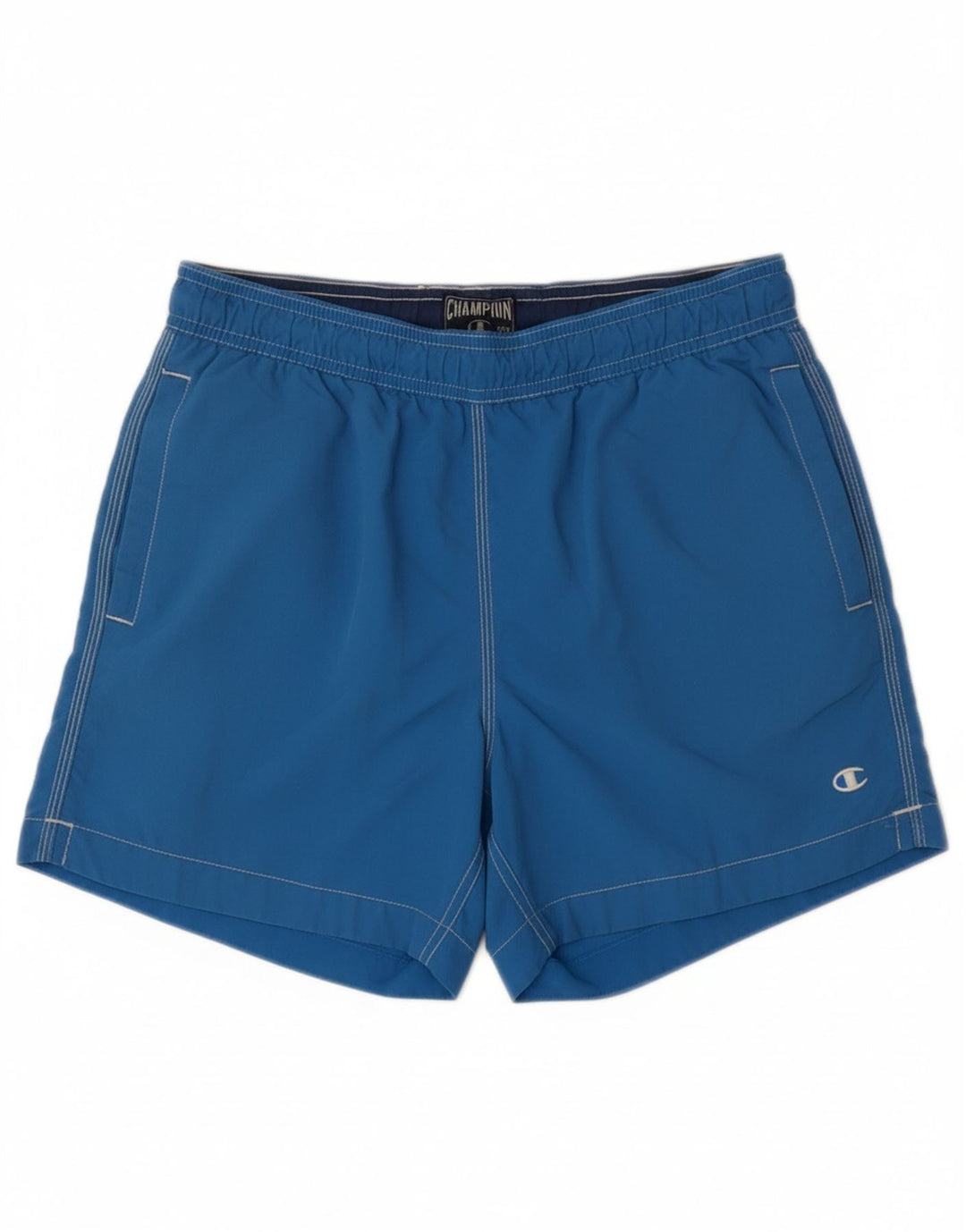 CHAMPION Mens Swimming Shorts Small  Blue Polyamide Vintage Champion and Second-Hand Champion from Messina Hembry 