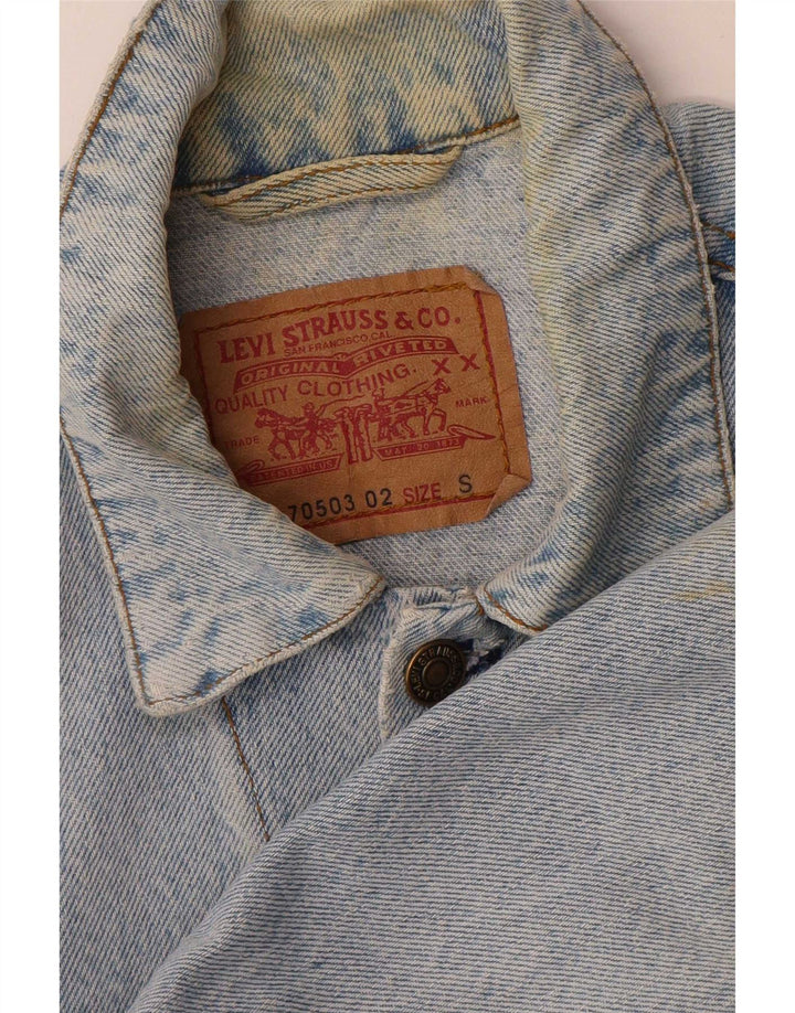 Levi's muška traper jakna UK 36 Small Blue Cotton