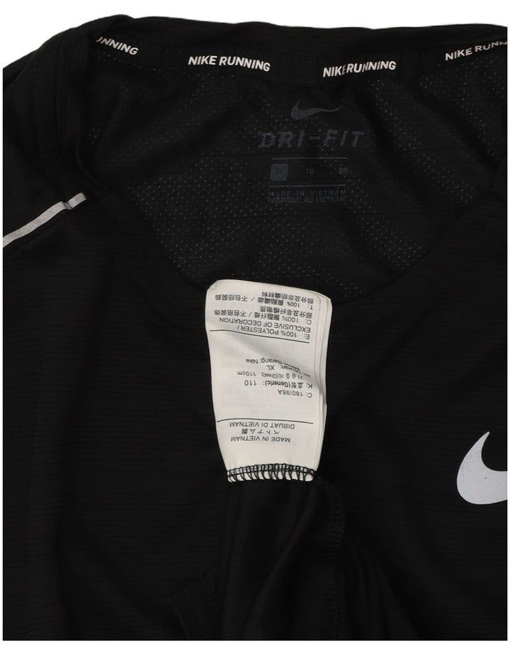 Nike Dri Fit Top s dugim rukavima XL crni poliester
