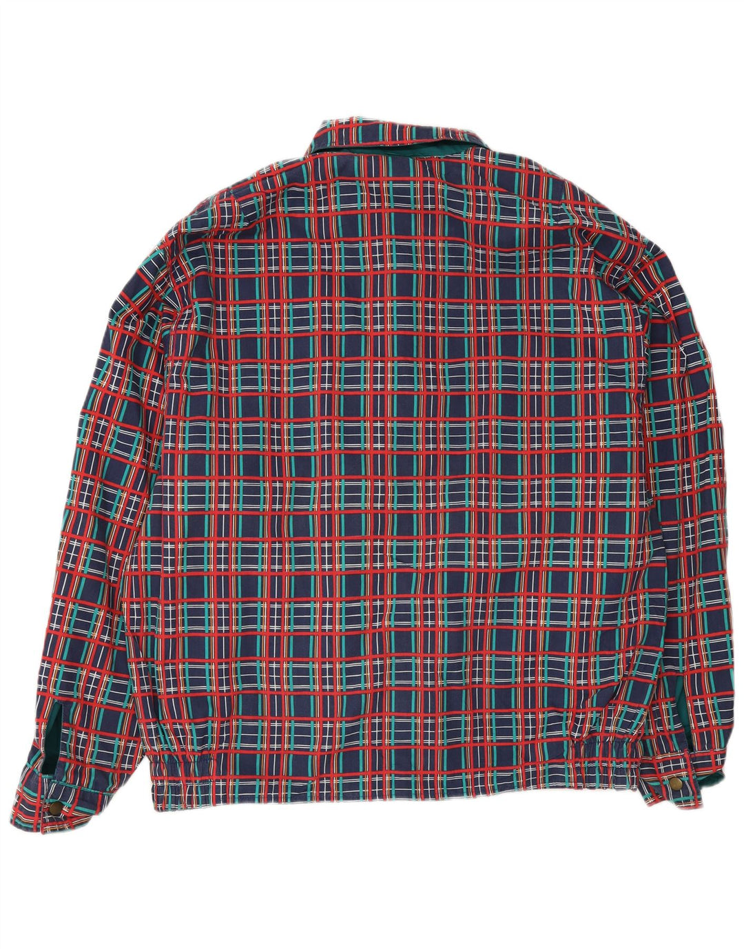 Vintage muška reverzibilna jakna UK 40 veliki zeleni poliester