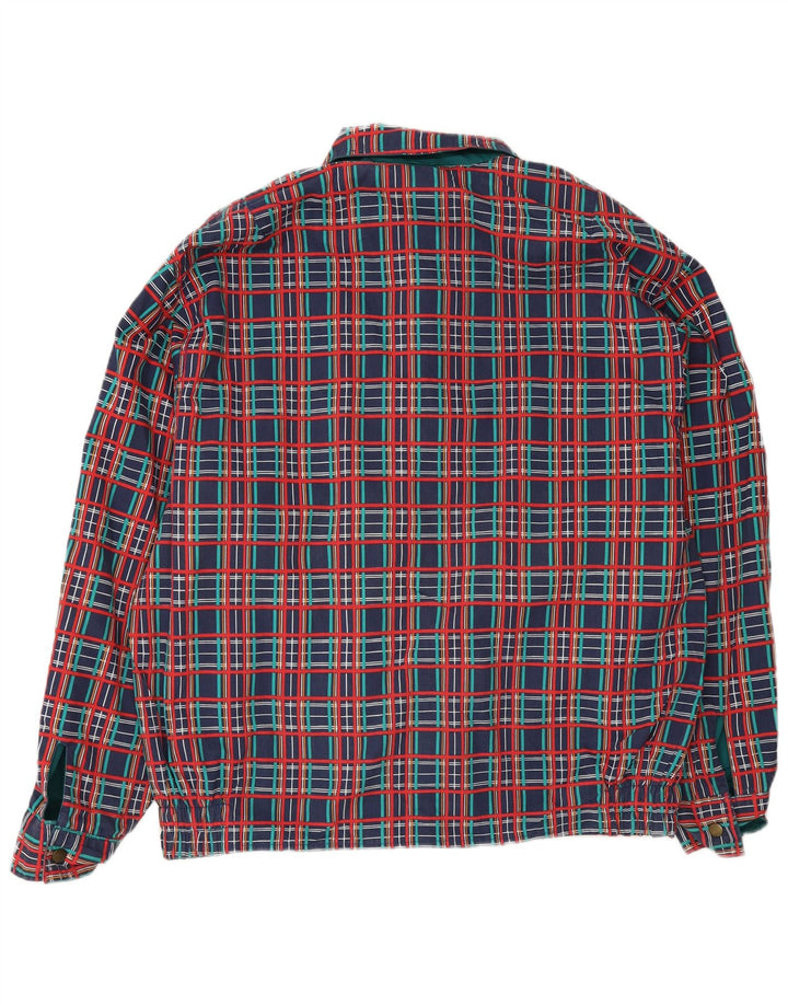 Vintage muška reverzibilna jakna UK 40 veliki zeleni poliester