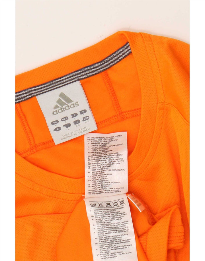 Adidas muška majica Climalite, veliki narančasti poliester