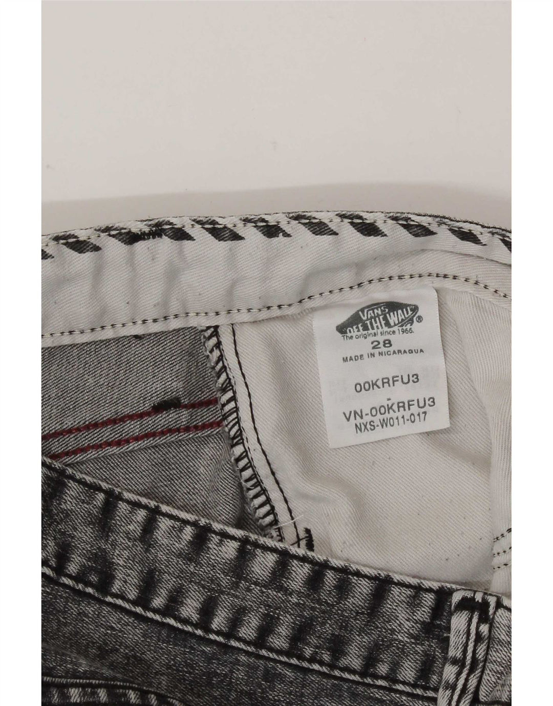 Vans ženske kratke traper hlače Acid Wash W28 srednje sive