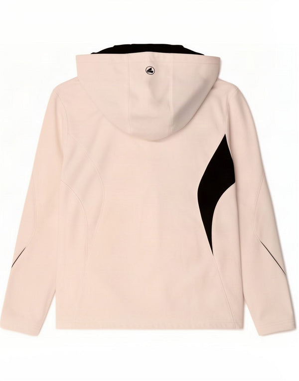 Jako Mens Hooded Tracksuit Top Jacket Medium White Colourblock Polyester