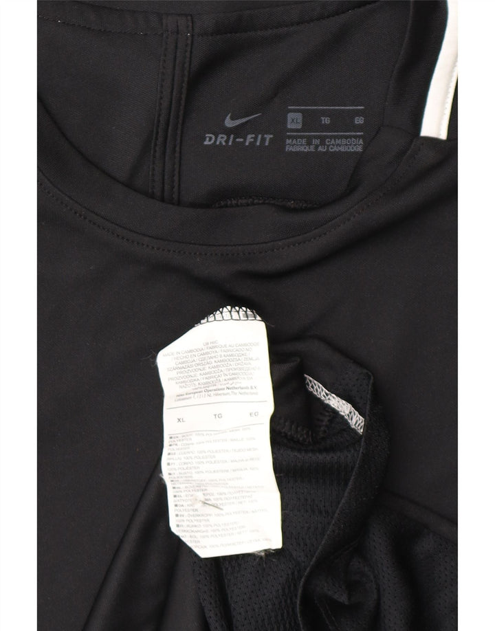 Nike Dri Fit T-Shirt Top XL crni poliester