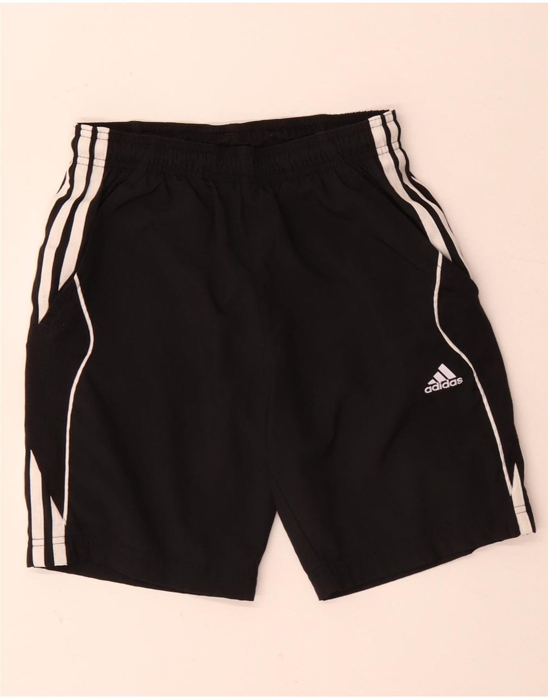 Adidas kratke sportske hlače za dječake 9-10 godina crne poliesterske