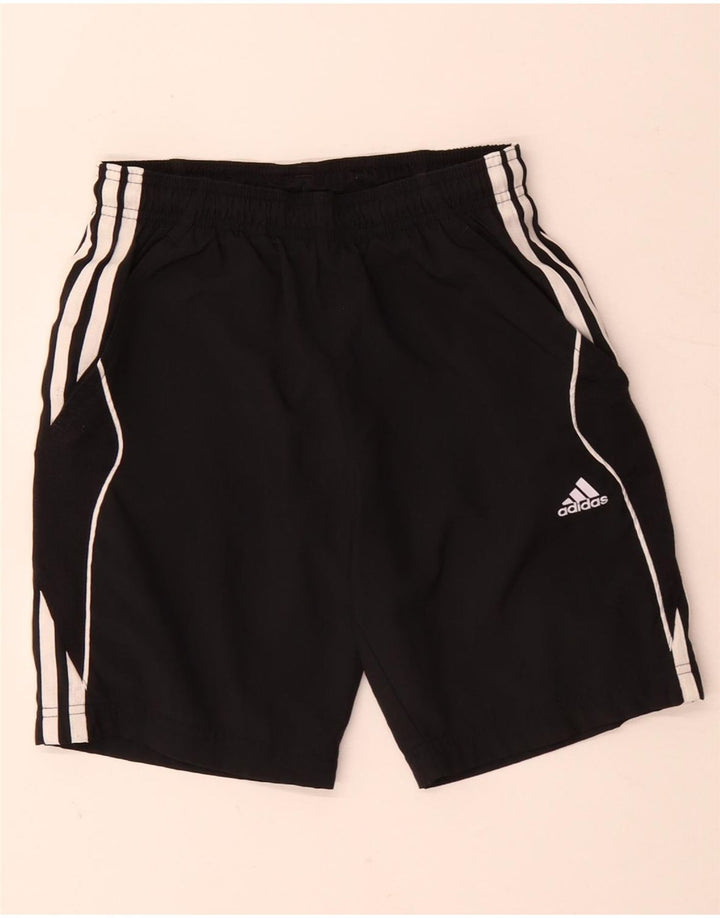 Adidas kratke sportske hlače za dječake 9-10 godina crne poliesterske