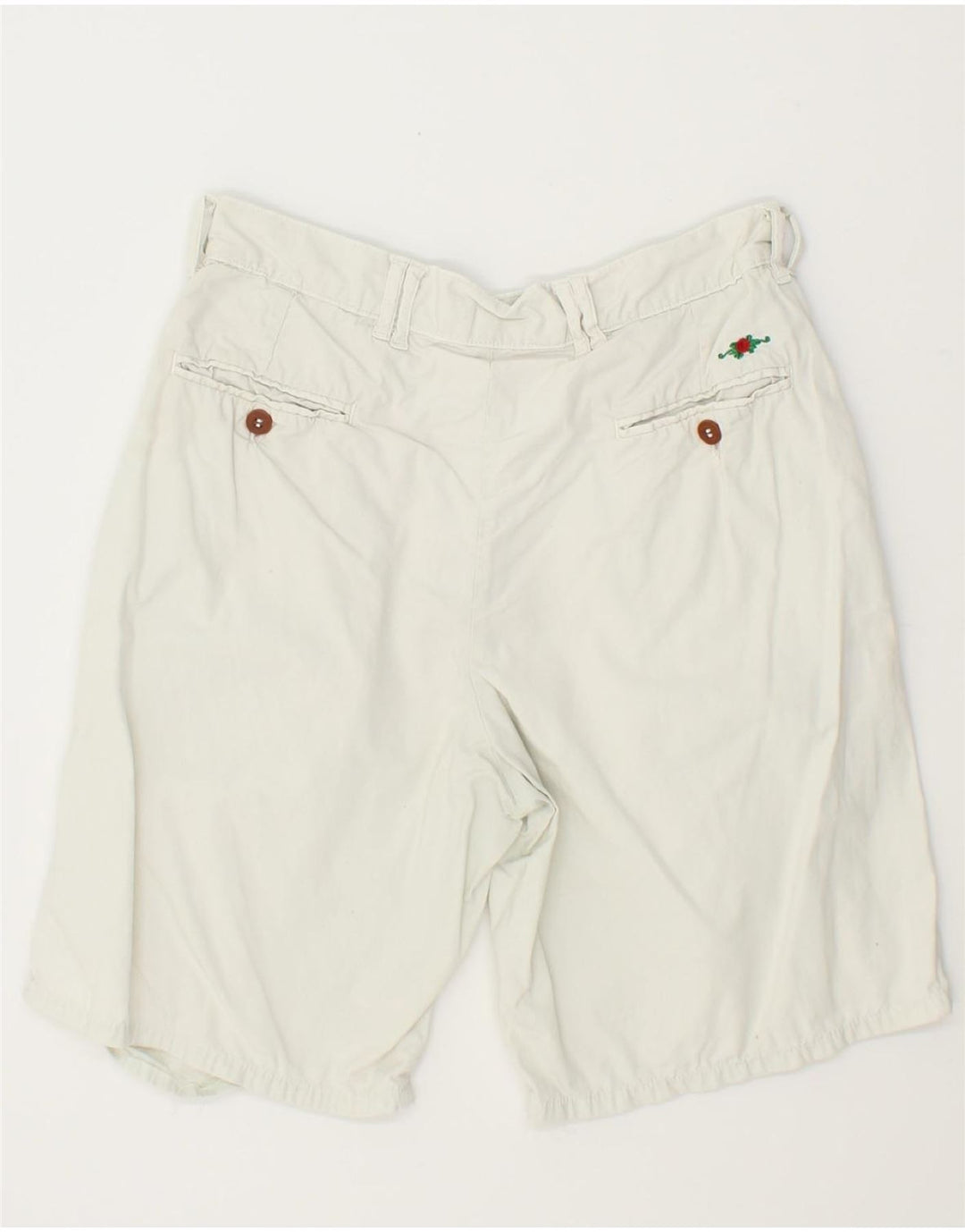 EL CHARRO Womens Pegged Chino Shorts W29 Medium White Cotton Vintage El Charro and Second-Hand El Charro from Messina Hembry 