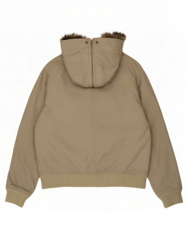 Woolrich muška bomber jakna s kapuljačom UK 42 XL kaki najlon