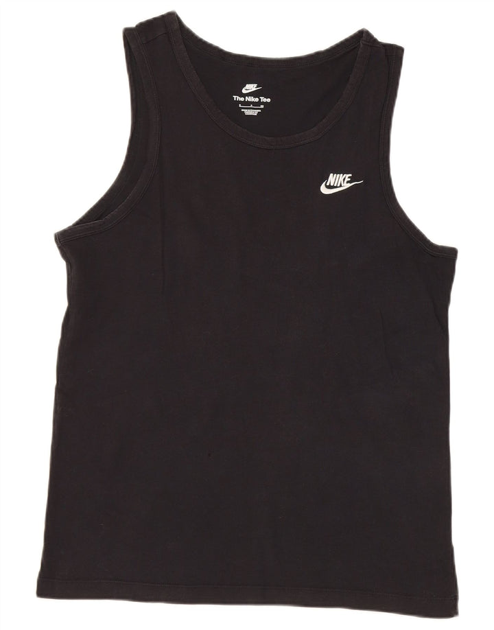 Nike muški gornji dio prsluka mali crni pamuk