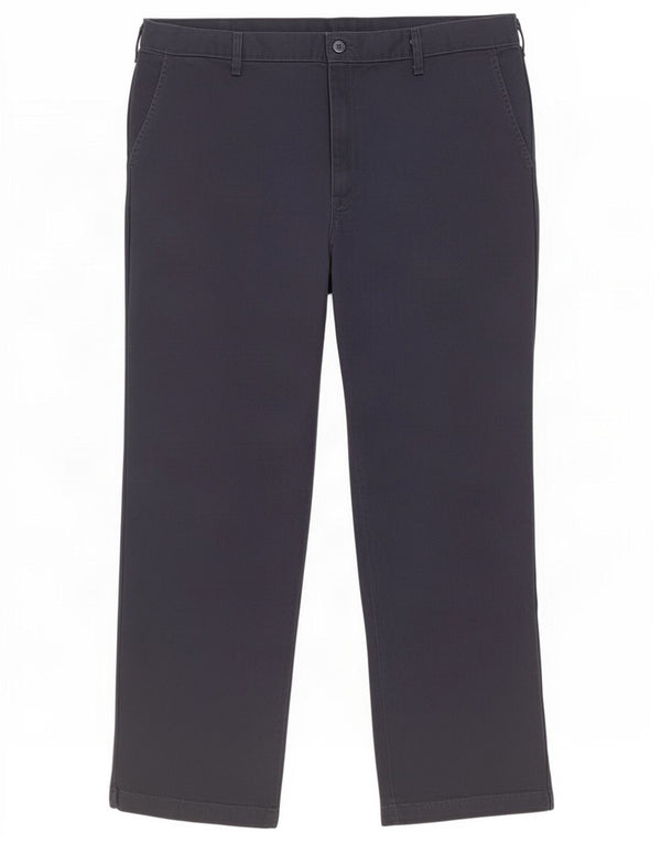 Dickies muške ravne chino hlače W34 L31 tamnoplavi pamuk