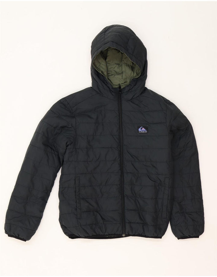 Quiksilver dvokrevetna podstavljena jakna s kapuljačom za dječake 11-12 godina srednje boje kaki