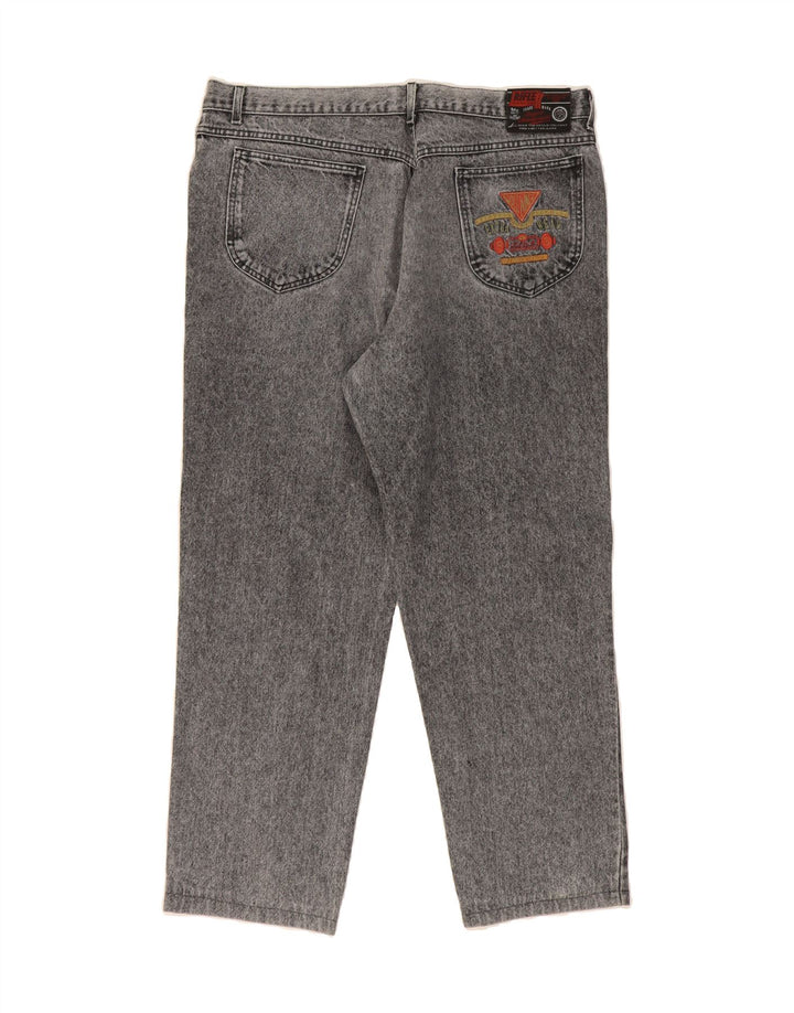 RIFLE Mens Straight Jeans W38 L29 Grey Vintage Rifle and Second-Hand Rifle from Messina Hembry 
