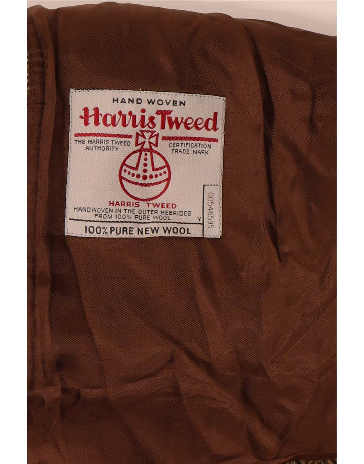 Harris Tweed muški blejzer jakna UK 44 2XL smeđa klasična riblja kost
