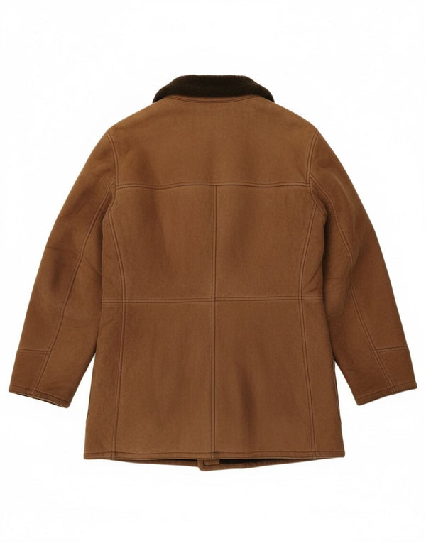 Vintage muška jakna s dvostrukim kopčanjem, UK 36, mala smeđa