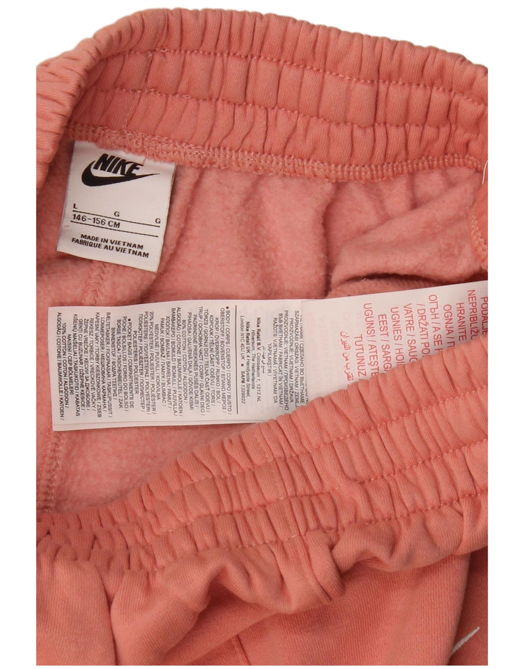 NIKE Trenirka za djevojčice Hlače Joggers 12-13 Years Large Pink Pamuk