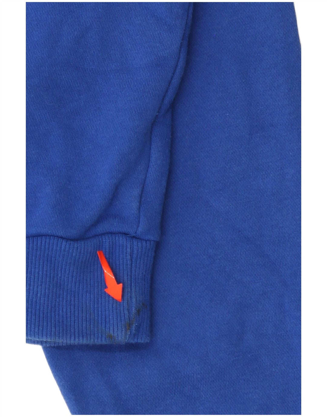 ELLESSE Ženska prevelika majica s kapuljačom i izrezom s patentnim zatvaračem UK 10 Mala plava