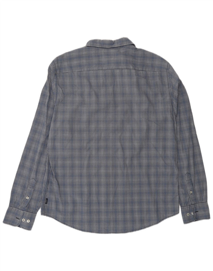 Armani Jeans muška košulja XL tamnoplava gingham