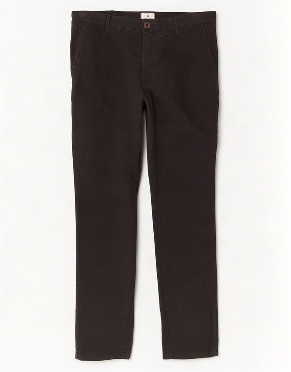 Jack & Jones muške uske chino hlače W34 L32 crni pamuk