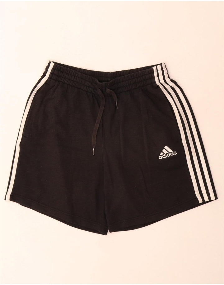Adidas ženske sportske kratke hlače srednje crne pamučne boje
