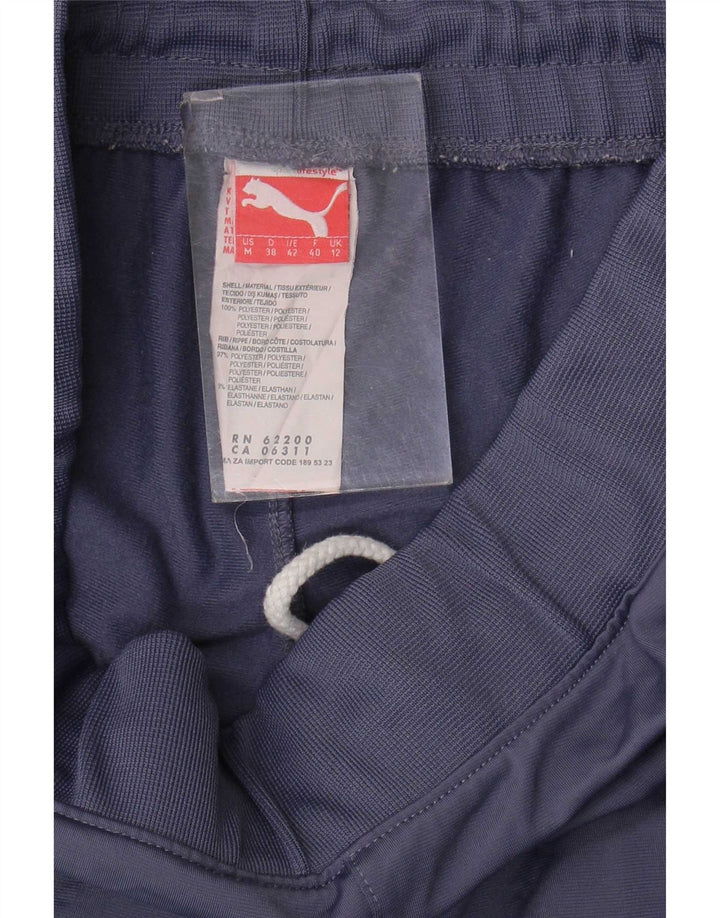 Puma Ženska trenirka Hlače Joggers UK 12 Srednje plavi poliester