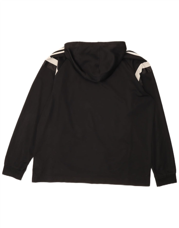 Adidas muška majica s kapuljačom XL crni poliester u boji