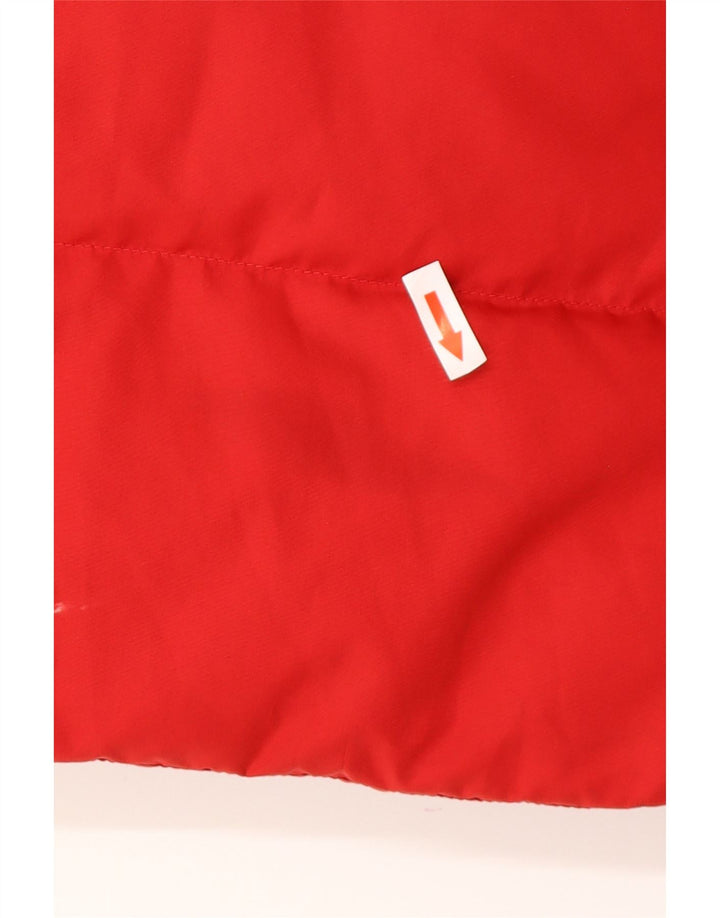 Champion ženska podstavljena jakna s kapuljačom UK 14 srednje crvene boje od poliestera