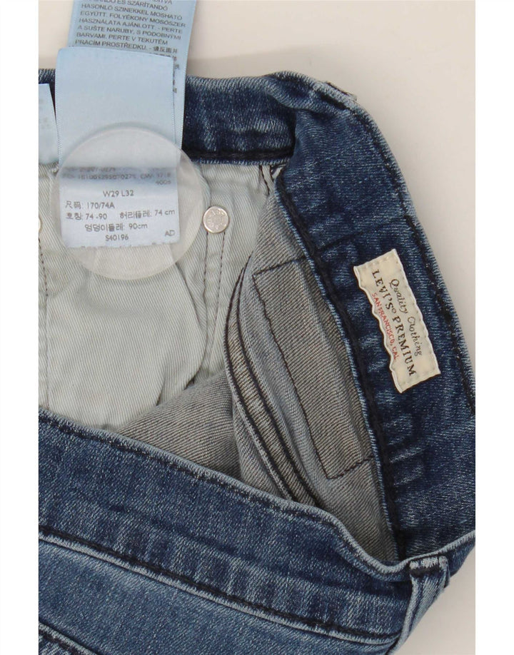 Levi's ženske uske traperice W29 L29 plavi pamuk