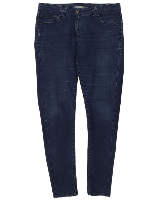 Marks & Spencer ženske jegging traperice UK 14 srednje W32 L28 tamnoplavi pamuk