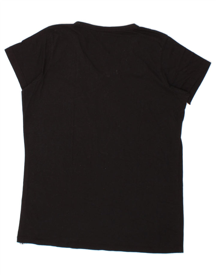 ASICS Mens T-Shirt Top 2XL Black Cotton Vintage Asics and Second-Hand Asics from Messina Hembry 