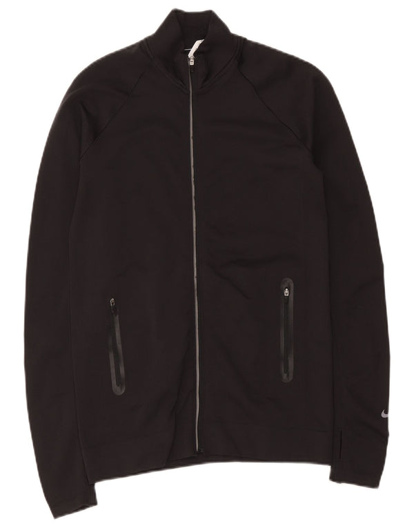 Nike Ženska gornja jakna Dri Fit Trenirka UK 10 Mala crna najlonska