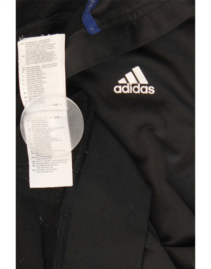 Adidas muška pulover s kapuljačom Climalite, srednje crna, poliester