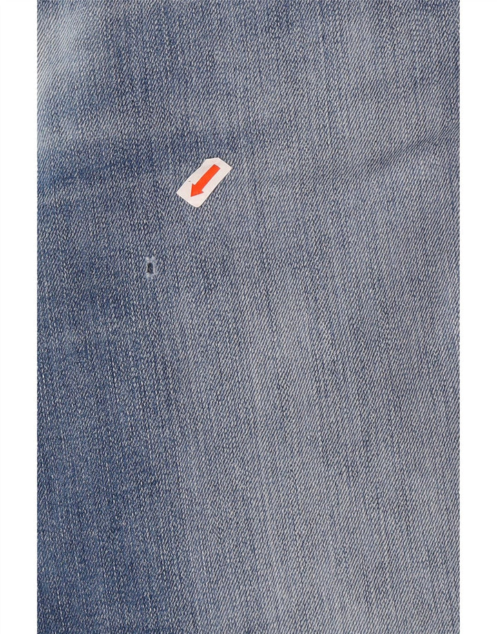 WRANGLER Muške rastezljive ravne traperice Texas W34 L30 plavi pamuk