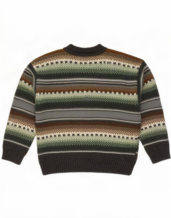 Sonneti muški džemper s okruglim izrezom, veliki zeleni, akrilni džemperi