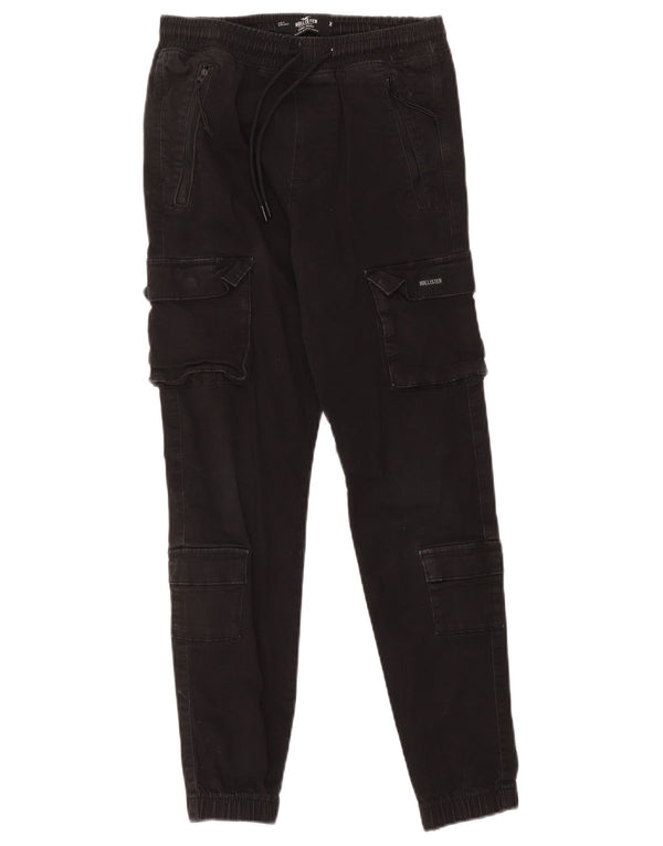Hollister muške kratke joggers Cargo hlače XS W30 L26 crni pamuk