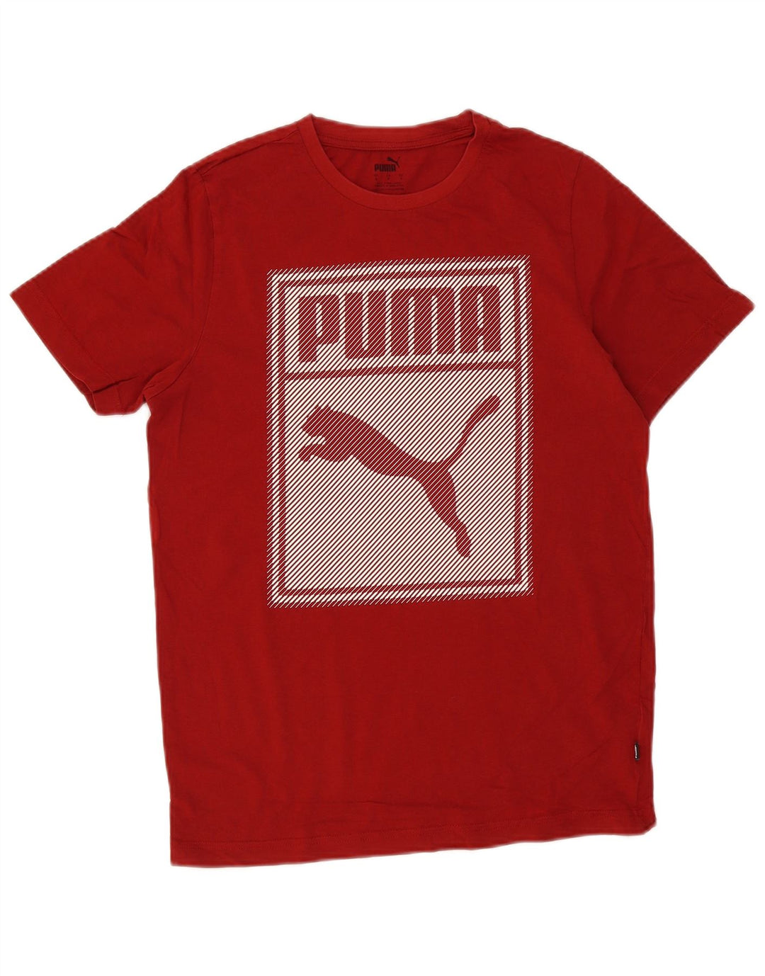 Puma muška majica s grafičkim motivima, mali crveni pamuk